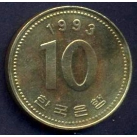SOUTH KOREA 10 Won 1993
