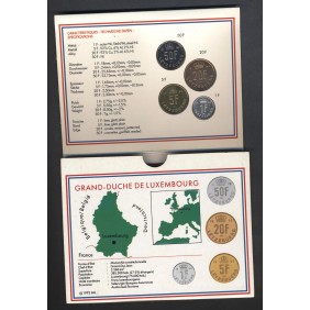 LUXEMBOURG Set coins 1992...