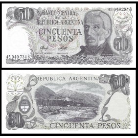 ARGENTINA 50 Pesos 1976/78