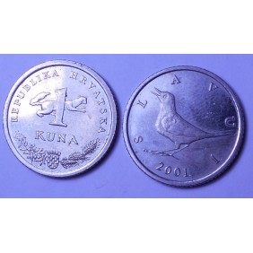 CROATIA 1 Kuna 2001