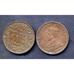 BRITISH INDIA 1/4 Anna 1920