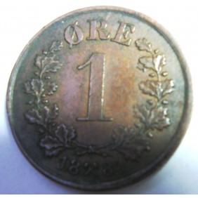 NORWAY 1 Ore 1884