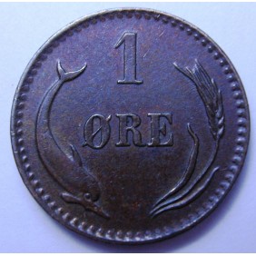DENMARK 1 Ore 1874