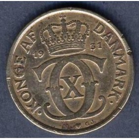 DENMARK 1 Krone 1931