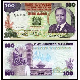 KENYA 100 Shillings 1988