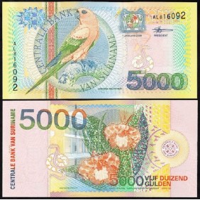 SURINAME 5000 Gulden 2000