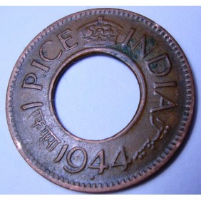 BRITISH INDIA 1 Pice 1944 (b)