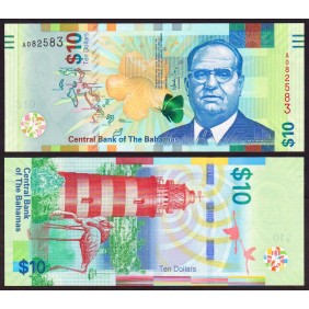 BAHAMAS 10 Dollars 2016