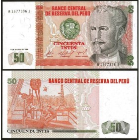 PERU 50 Intis 1986