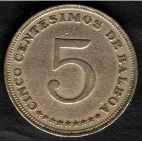 PANAMA 5 Centesimos 1966 Proof