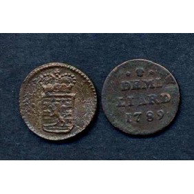 LUXEMBOURG Demi Liard 1789