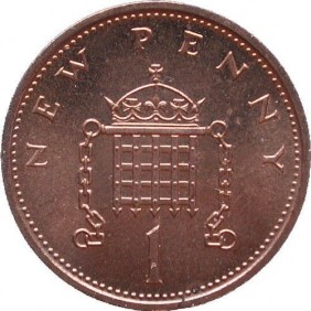 GREAT BRITAIN 1 Penny 1976