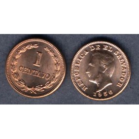 EL SALVADOR 1 Centavo 1956