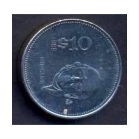 MEXICO 10 Pesos 1989