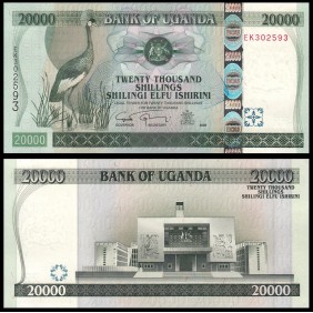UGANDA 20.000 Shillings 2009