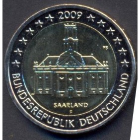 GERMANY 2 Euro 2009 F Saarland