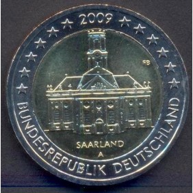 GERMANY 2 Euro 2009 A Saarland