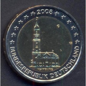 GERMANY 2 Euro 2008 G Hamburg