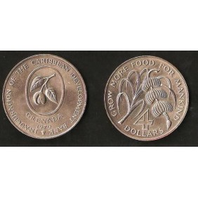 GRENADA 4 Dollars 1970 FAO