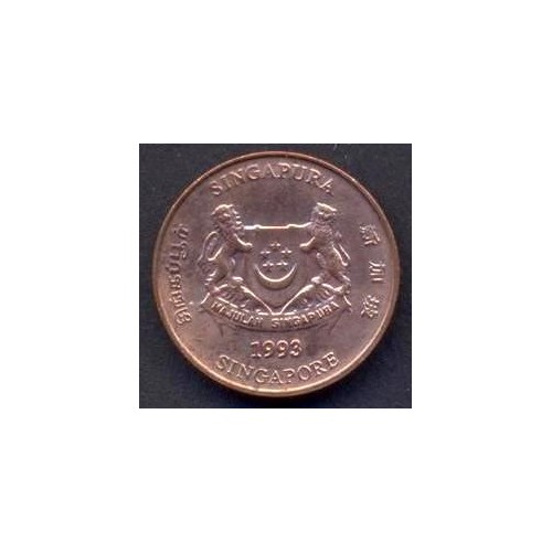 SINGAPORE 1 Cent 1993