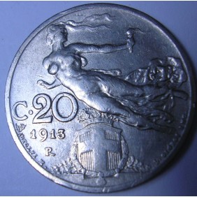 20 Centesimi 1913 donna...