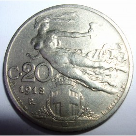 20 Centesimi 1912 donna...