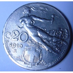 20 Centesimi 1910 Donna...