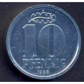 DDR 10 Pfennig 1988 PROOF