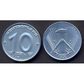 DDR 10 Pfennig 1952 A