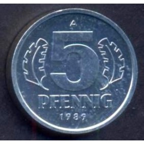 DDR 5 Pfennig 1989 PROOF