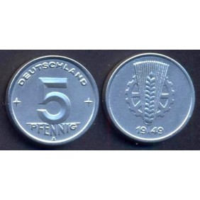 DDR 5 Pfennig 1949 A
