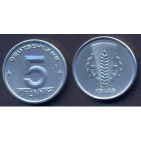DDR 5 Pfennig 1948 A