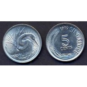 SINGAPORE 5 Cents 1979