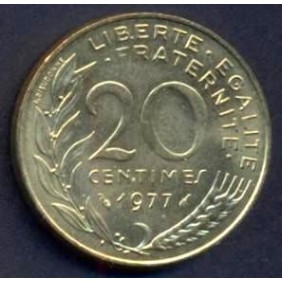 FRANCE 20 Centimes 1977