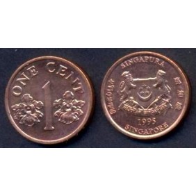 SINGAPORE 1 Cent 1995