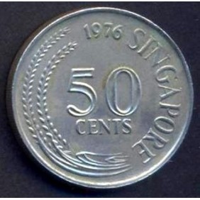 SINGAPORE 50 Cents 1976