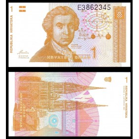 CROATIA 1 Dinar 1991