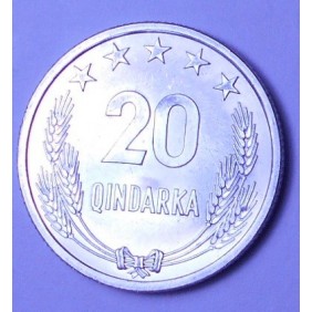 ALBANIA 20 Qindarka 1969...