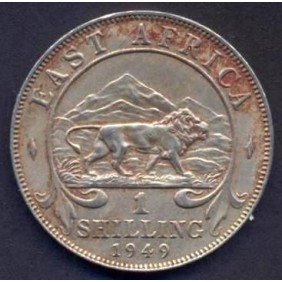 EAST AFRICA 1 Shilling 1949 H