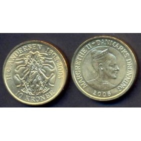 DENMARK 10 Kroner 2006 Shadow