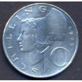 AUSTRIA 10 Schilling 1975