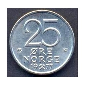 NORWAY 25 Ore 1977