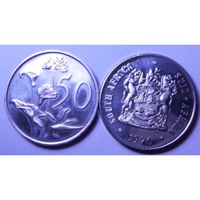 SOUTH AFRICA 50 Cents 1970...