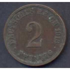 GERMANY EMPIRE 2 Pfennig...
