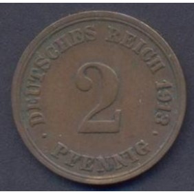 GERMANY EMPIRE 2 Pfennig...