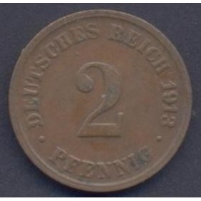 GERMANY EMPIRE 2 Pfennig...