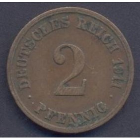 GERMANY EMPIRE 2 Pfennig...