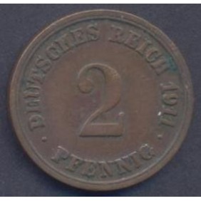 GERMANY EMPIRE 2 Pfennig...