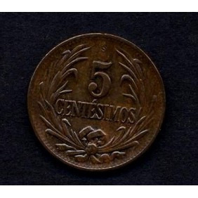URUGUAY 5 Centesimos 1947