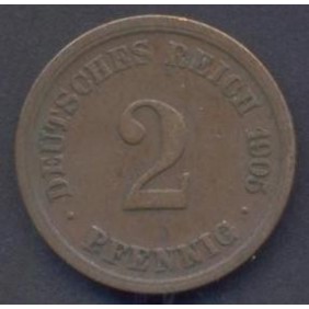 GERMANY EMPIRE 2 Pfennig...